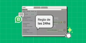 Regla de 24 horas de WhatsApp Business en una operación de ecommerce con atención conversacional activa
