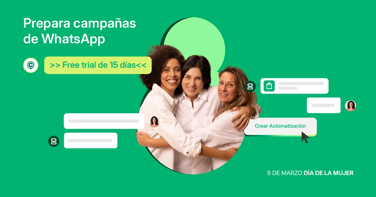 Estrategia de ventas por WhatsApp para campañas del Día de la Mujer en ecommerce